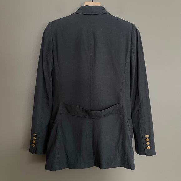 SMYTHE Unstructured Double Breasted Blazer Grey Size XS Classic‎ Menswear Chic - Picture 12 of 16